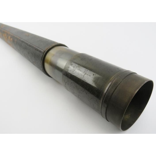 19 - Maritime: A Naval Officer's single drawer telescope by H Hughes & Son Ltd of London. Numbered 13/297... 