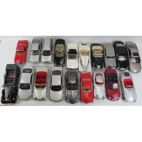 250 - Automobilia: A collection of vintage die-cast Mercedes Benz model cars. (19 items).
Condition report... 