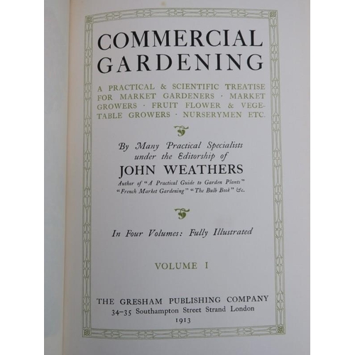 108 - Books: Commercial Gardening by John Weathers and The Vegetable Grower’s Guide by J&H Wright both in ... 