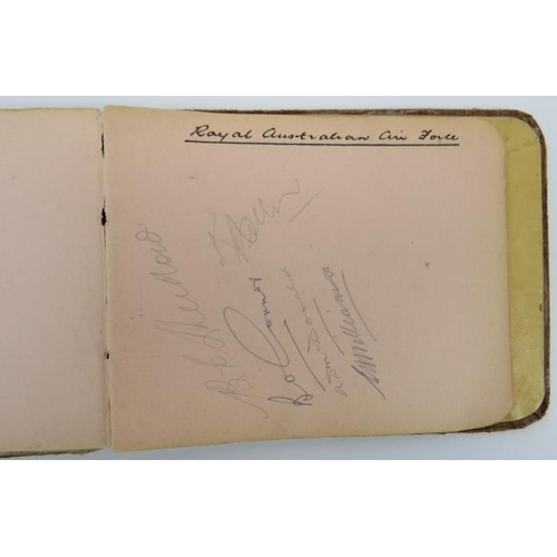 160 - Sporting memorabilia: An Autograph album containing football and cricket players signatures, circa 1... 