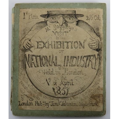 18 - A rare Victorian Mr Goggleye’s Visit to the Exhibition of National Industry volume of lithographic p... 