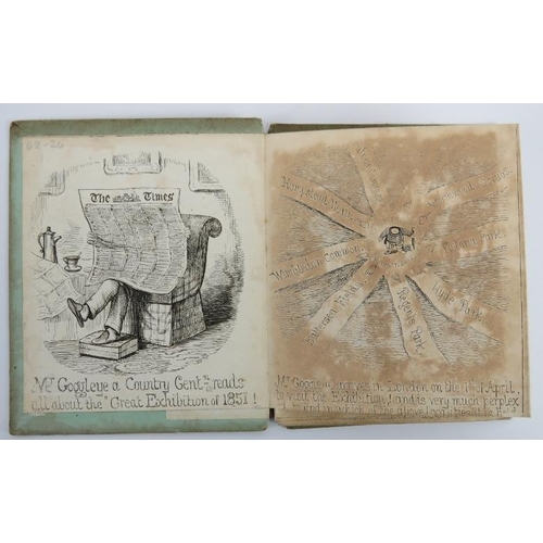 18 - A rare Victorian Mr Goggleye’s Visit to the Exhibition of National Industry volume of lithographic p... 