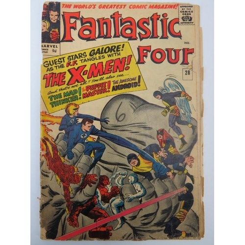 183 - Marvel Comics: Fantastic Four issue number 28. 
Condition report: Some wear with age.