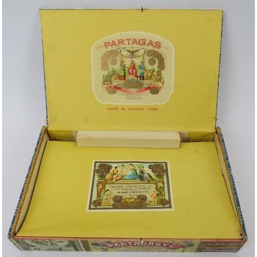 2 - A box of thirteen vintage Partagas Cuban Havana cigars. Each cigar wrapped in cellophane. 
Condition... 