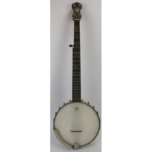 200 - A Dulcetta banjo, 20th century. 92 cm length. 
Condition report: Some wear with age and sections of ... 