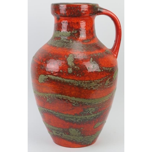 222 - A large West German Carstens ceramic jug, mid 20th century. 46.5 cm height. 
Condition report: Some ... 