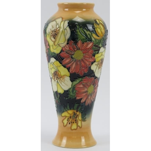 276 - A Moorcroft Collector’s Club Victorian pattern vase designed by Emma Bossons, circa 1999. Painted an... 