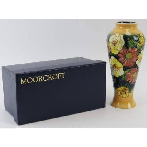 276 - A Moorcroft Collector’s Club Victorian pattern vase designed by Emma Bossons, circa 1999. Painted an... 