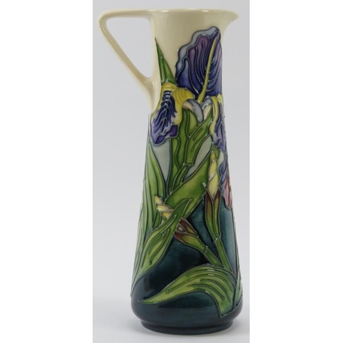 278 - A Moorcroft Collector’s Club Iris pattern ewer, circa 1996. Painted and impressed factory marks bene... 