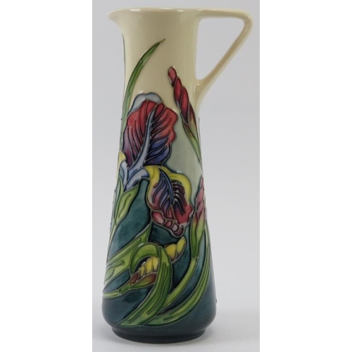 278 - A Moorcroft Collector’s Club Iris pattern ewer, circa 1996. Painted and impressed factory marks bene... 