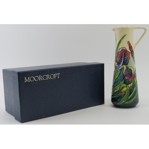 278 - A Moorcroft Collector’s Club Iris pattern ewer, circa 1996. Painted and impressed factory marks bene... 