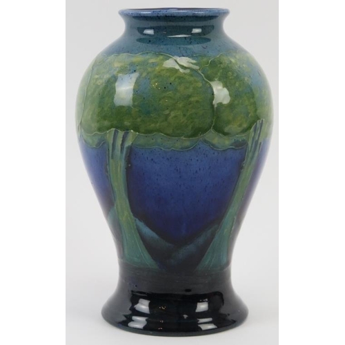 283 - A William Moorcroft Moonlit Blue pattern vase, circa 1920’s. Initialled W. M. in blue with impressed... 