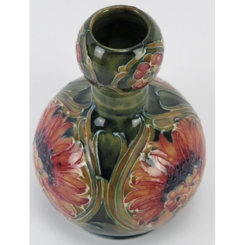 290 - A William Moorcroft Macintyre Burslem Cornflower pattern knopped vase, circa 1904. Signed W. Moorcro... 