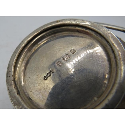 435 - A Liberty silver circular mustard pot, Birmingham 1900, (missing liner). Approx weight 3.3 troy oz/9... 