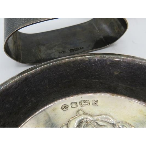 477 - A pair of Georgian silver salts with engraved & pierced decoration (lacking liners), Birmingham 1797... 