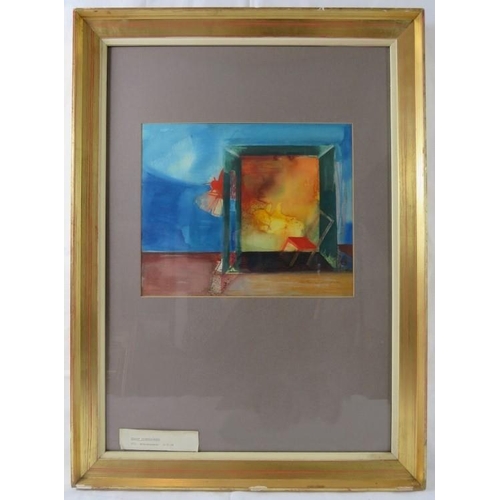 505 - Jozsef Szentgyorgyi (20th century) - A framed and glazed watercolour, entitled 'Remembrance' signed ... 