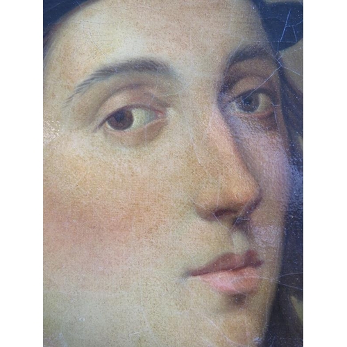 514 - After Raffaello Sanzio (18th/19th century) - A copy 'Self portrait', oil on canvas. 47.5cm x 35.5cm.... 