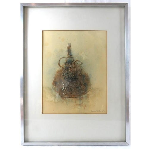 518 - Darton Watkins - A framed and glazed mixed media study, entitled 'The bottle', signed and dated 76. ... 