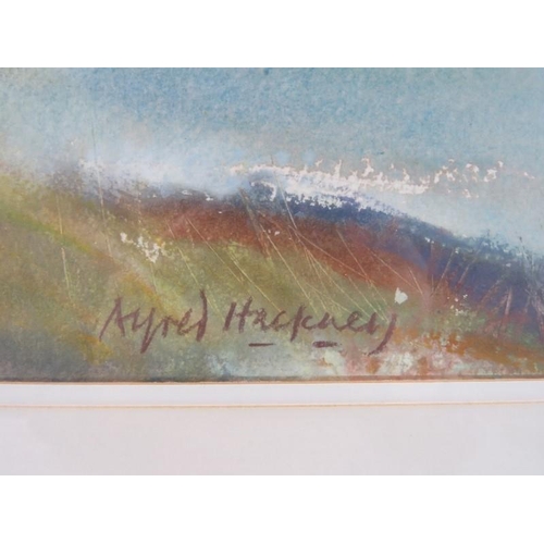 538 - Alfred Hackney RWS (b.1926) - A framed and glazed watercolour landscape, signed lower centre. Approx... 