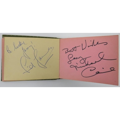 88 - A vintage autograph album containing a variety of mainly British celebrities, 20th century. Signed n... 