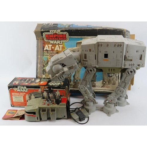 249 - Star Wars: A vintage The Empire Strikes Back AT-AT and Palitoy Imperial Trooper Transporter. 
Condit... 