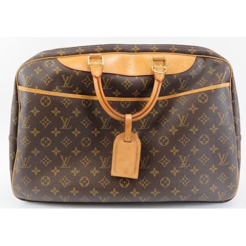 204 - A Louis Vuitton monogram canvas leather Alize 24 Heures travel bag. Brand code: VI0011. Approximate ... 