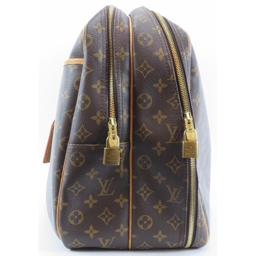 204 - A Louis Vuitton monogram canvas leather Alize 24 Heures travel bag. Brand code: VI0011. Approximate ... 