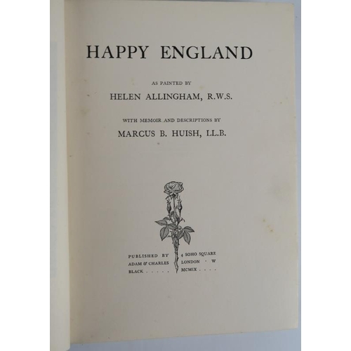 272 - Seven volumes of English topographical interest including; Helen Allingham The Cottage Homes of Engl... 