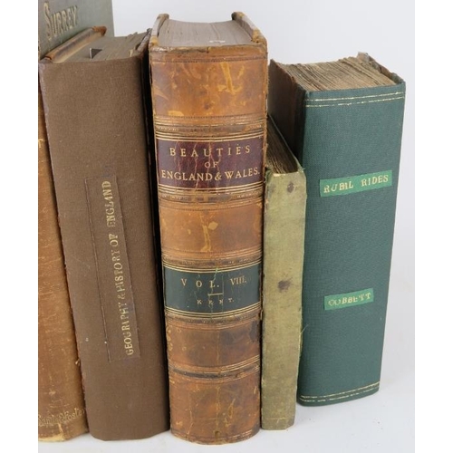 272 - Seven volumes of English topographical interest including; Helen Allingham The Cottage Homes of Engl... 