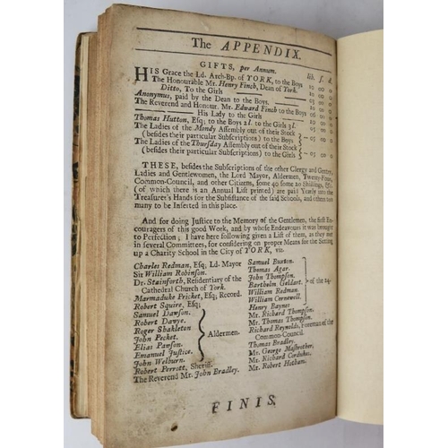 276 - The Antiquities of York City and the Civil Government thereof, 1719, by James Torr, printed by G Whi... 