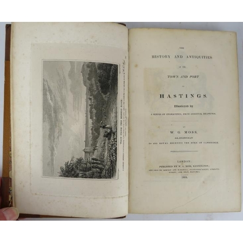 277 - Sussex interest. Eight books on the history of Sussex including:Excursions in the County of Sussex 1... 