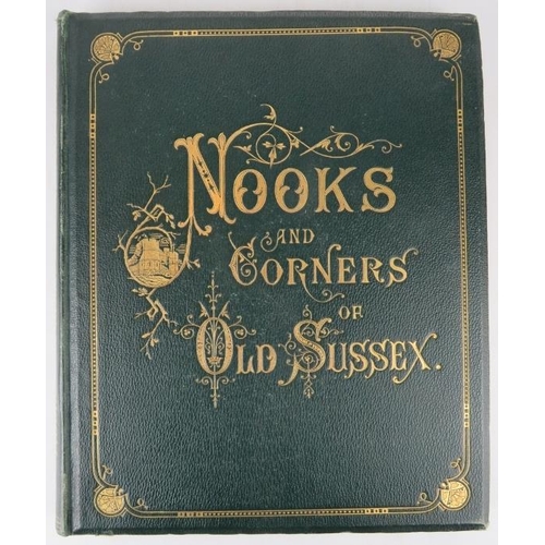 277 - Sussex interest. Eight books on the history of Sussex including:Excursions in the County of Sussex 1... 