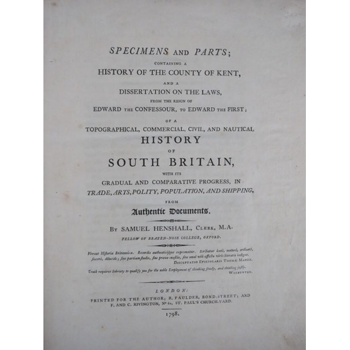 278 - Five volumes of local interest: Sketches from Nature taken and coloured in a Journey to Margate, Geo... 