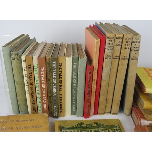 283 - A collection of period children's books including Beatrix Potter, Enid Blyton, AA Milne and Cicely M... 