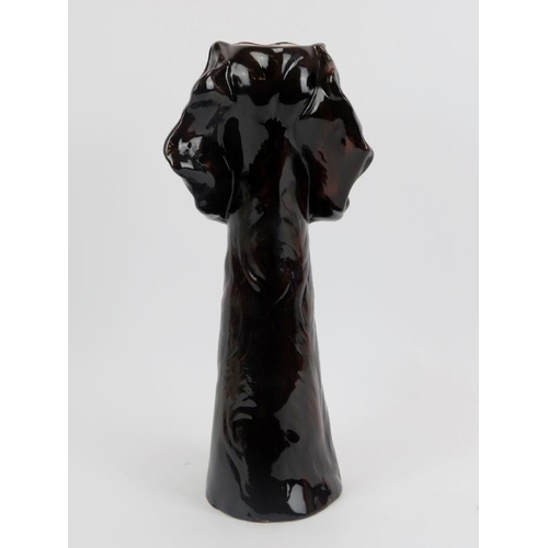 43 - A large dachshund dog ceramic vase designed by Jack Graham. Dragonfly Manufacturing Limited factory ... 