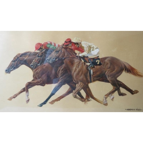 581 - A framed & glazed limited edition print, 'Frankie Dettori, Ascot Seven', 468/950, with certificate. ... 