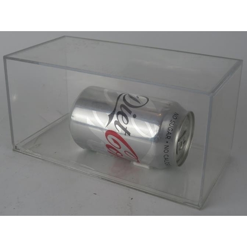 587 - Damien Hirst - Perspex cased Diet Coke can signed to base. Originating from the Gagosian Gallery exh... 