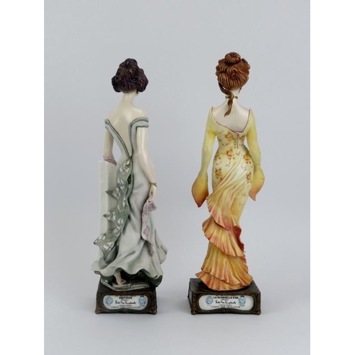 8 - Two Albany Fine China Art Nouveau series figurines. Limited edition figures modelled by Ruth Van Ruy... 