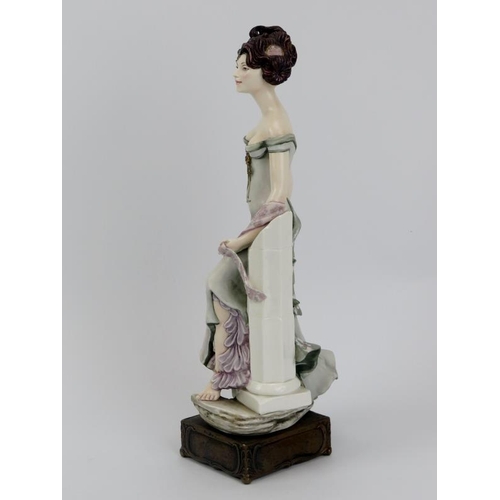 8 - Two Albany Fine China Art Nouveau series figurines. Limited edition figures modelled by Ruth Van Ruy... 