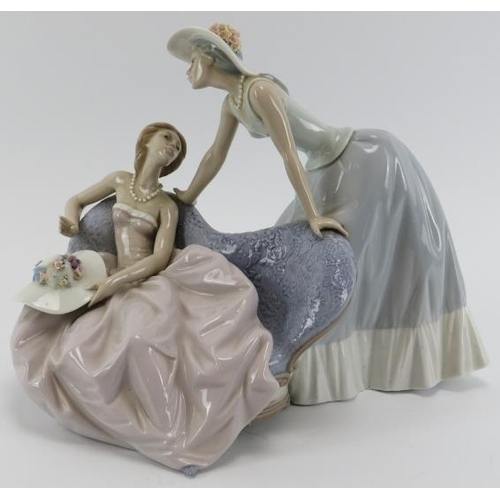 157 - A large Lladro porcelain figural group entitled ‘Debutantes’. Model number: 5486. 21.5 cm height.
Co... 