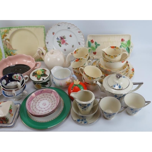 182 - A large quantity of British and European porcelain wares, late 19th/20th century. Notable manufactur... 