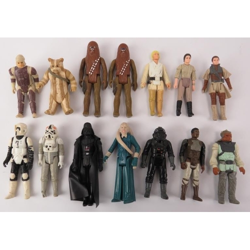 201 - Star Wars: A collection of vintage model figures, circa late 1970s/1980s. (14 items).
Condition repo... 