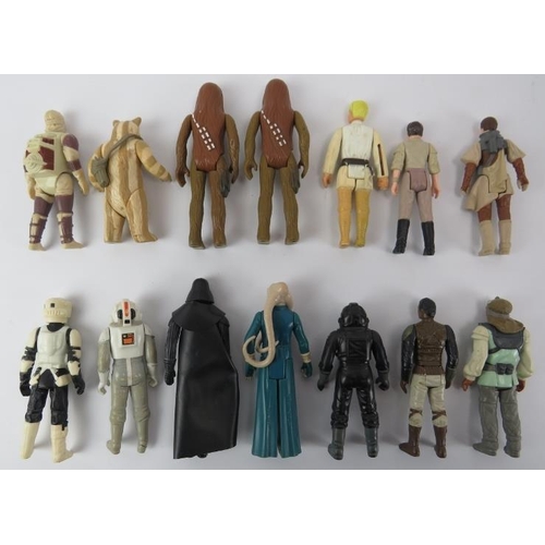 201 - Star Wars: A collection of vintage model figures, circa late 1970s/1980s. (14 items).
Condition repo... 