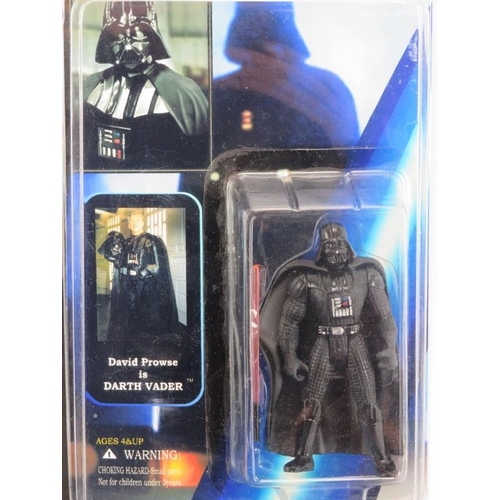 202 - Star Wars: A David Prowse hand signed photographic montage, a Limited Edition Darth Vader model figu... 