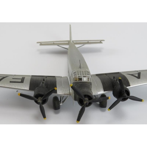 203 - Toys and Models: A Corgi limited edition Aviation Archive Junkers JU-52/3M die-cast model aircraft. ... 