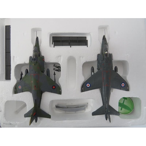 204 - Toys and Models: A Corgi Aviation Archive HMS Hermes Diorama including to BAE Harrier die-cast model... 