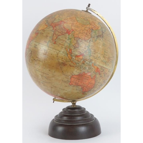 24 - A vintage English ‘Geographica’ 10 inch terrestrial globe, circa 1920s/30s. The globe marked with ra... 