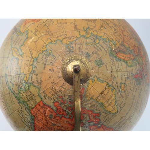 24 - A vintage English ‘Geographica’ 10 inch terrestrial globe, circa 1920s/30s. The globe marked with ra... 