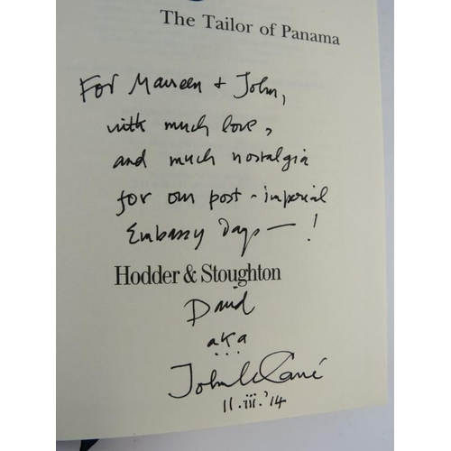 265 - John Le Carre, signed, The Tailor of Panama, 1996 First Edition. Blue leather binding in black cloth... 