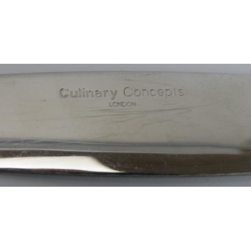 289 - A Culinary Concepts stainless steel forty five piece set of flatware. Designed with simulated rope k... 